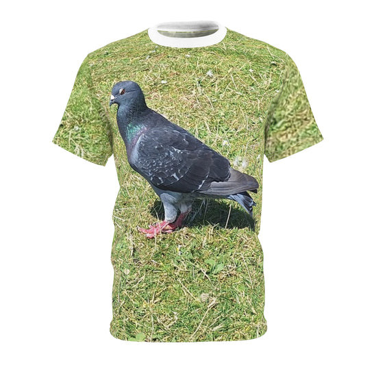 The Pigeon/ Unisex Cut & Sew Tee (AOP)