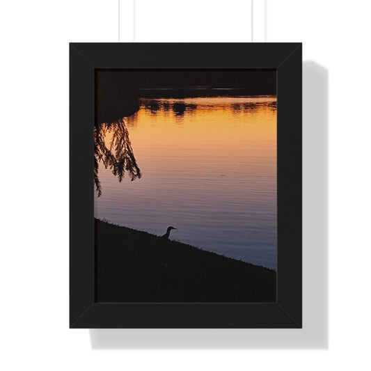 Wonders Of Mystery /Heron/ Framed Vertical Poster