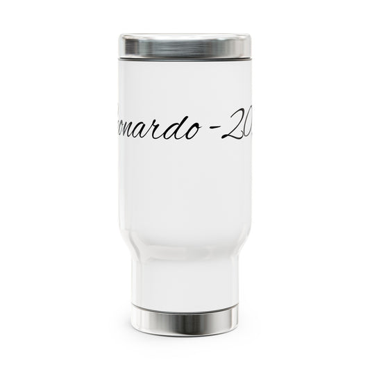 Leinardo-2011 Stainless Steel Travel Mug with Handle, 14oz