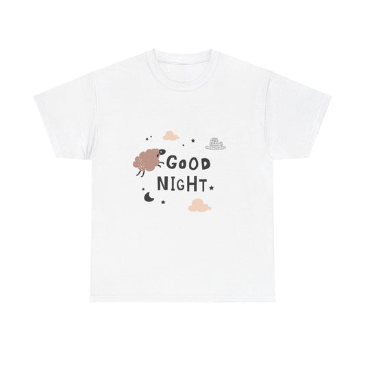 Good Night / Unisex Heavy Cotton Tee