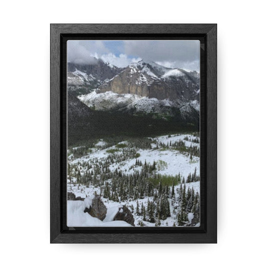 Mountain view/Gallery Canvas Wraps, Vertical Frame