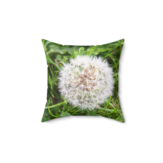 Dandelion / Spun Polyester Square Pillow